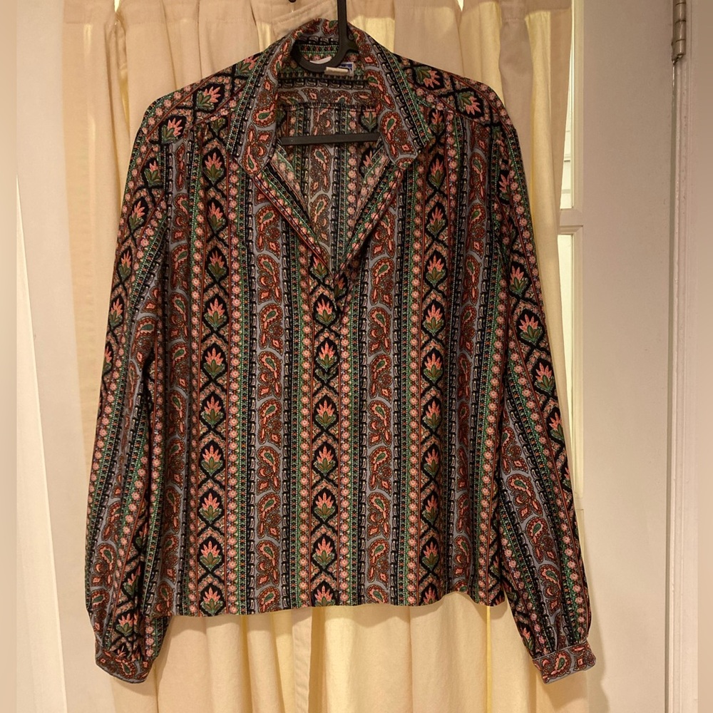 Floral Patterned Women's Top